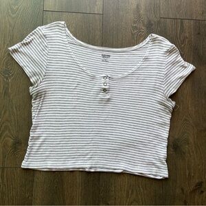 Mossimo Supply Co. Striped Crop Top
